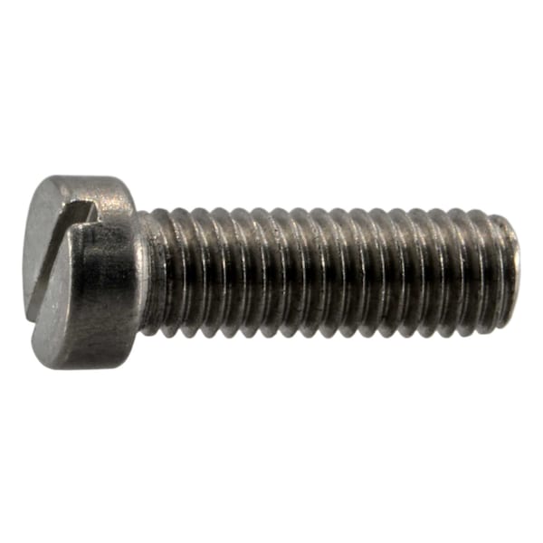 Midwest Fastener #8-40 x 1/2 in Fillister Machine Screw, Plain 18-8 Stainless Steel, 6 PK 930623 - main